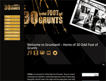 Tablet Screenshot of gruntland.com